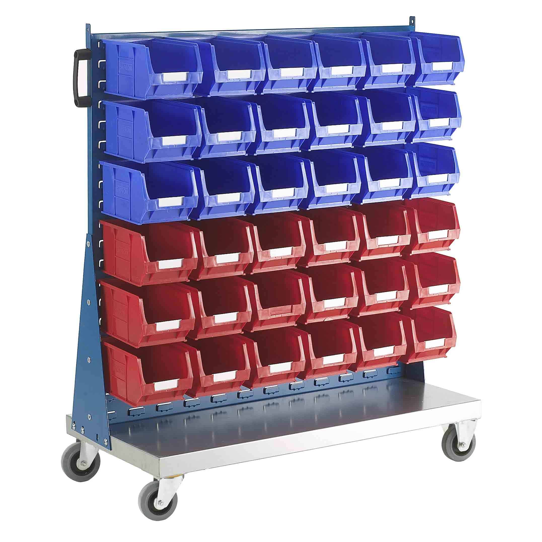Single Sided Trolley With 36 TC3 Bins
