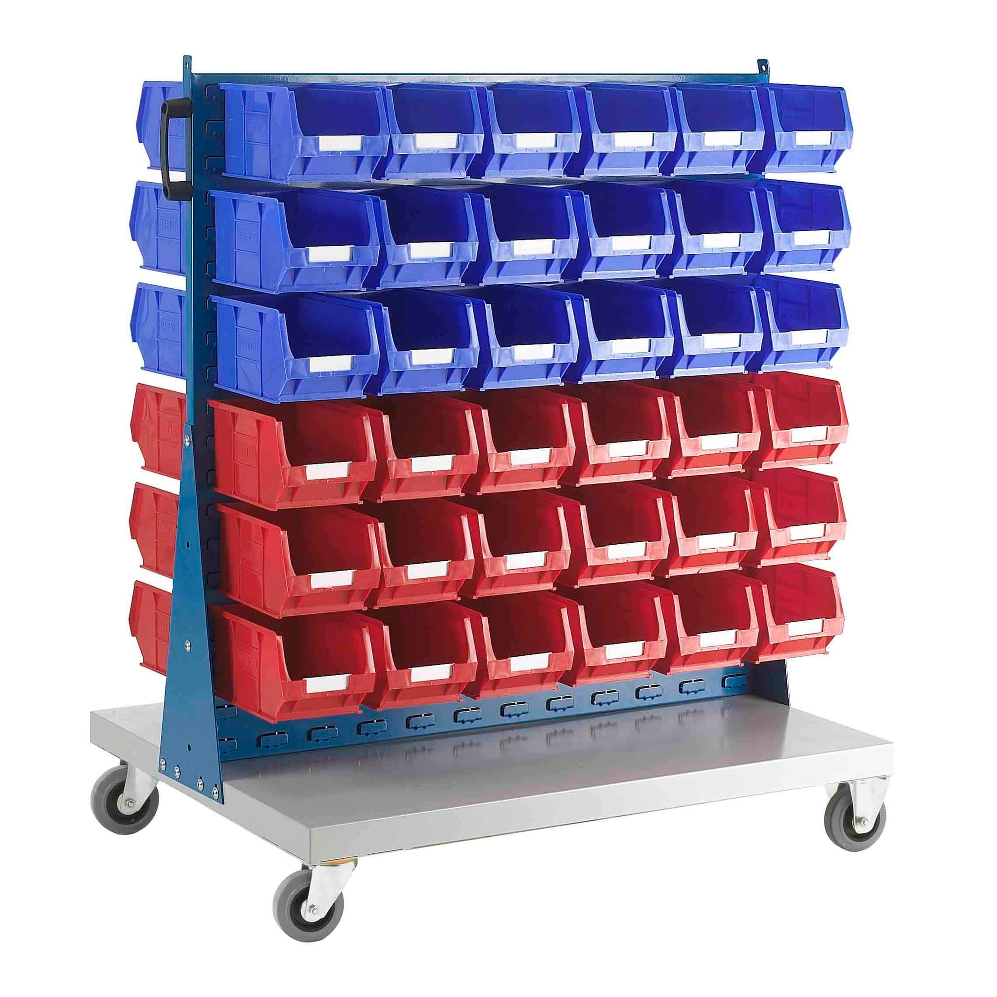 Double Sided Trolley With 72 TC3 Bins