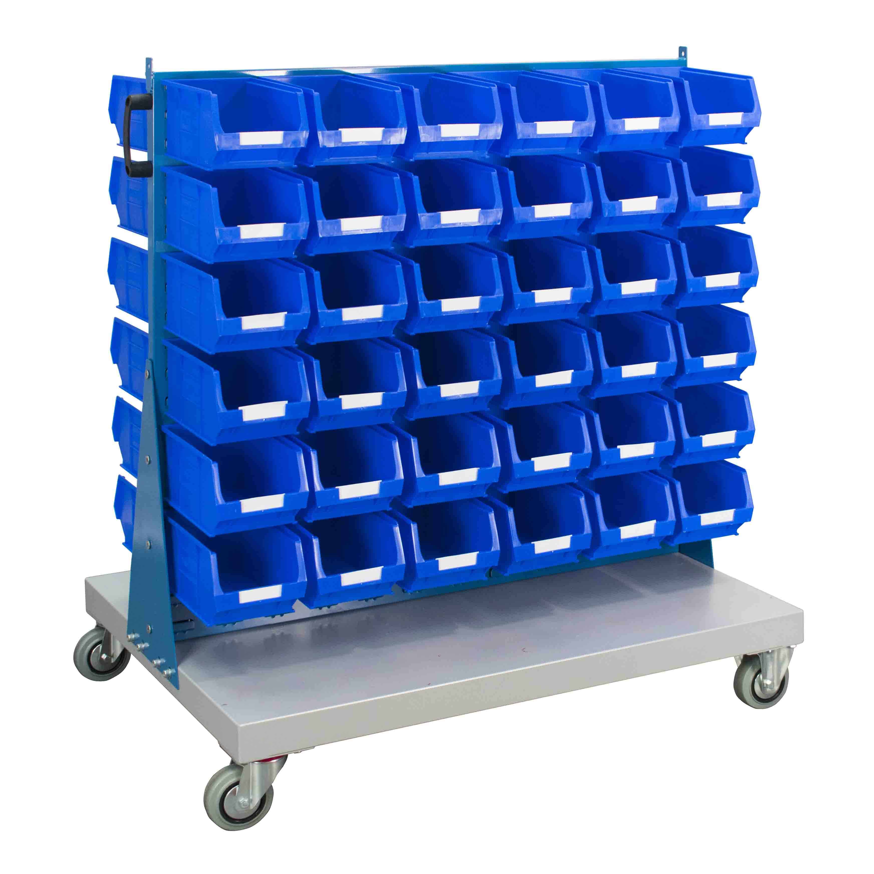 Double Sided Trolley With 72 TC3 Bins