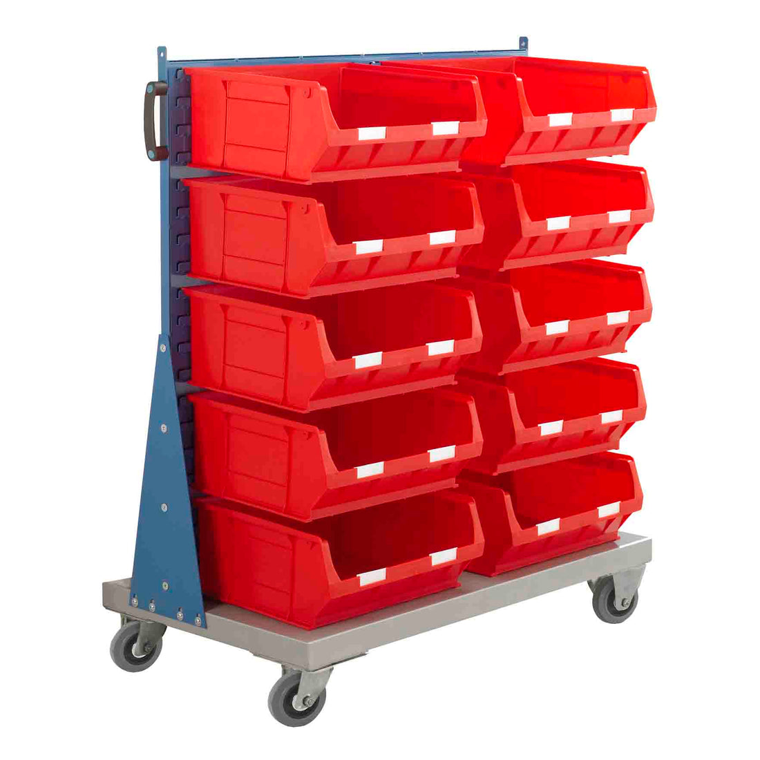Single Sided Trolley With 10 TC6 Bins