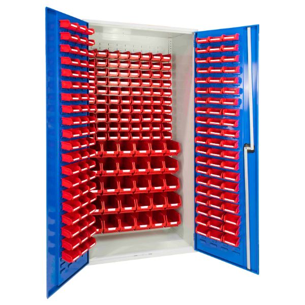 Louvred Panel Cabinet 230 TC Bins