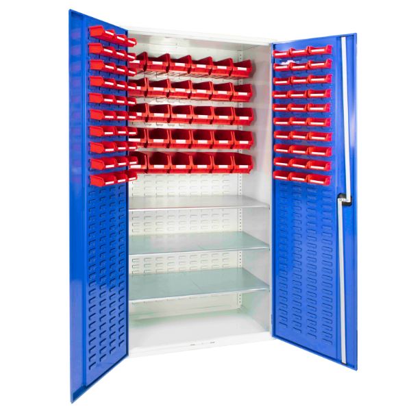 Louvred Panel Cabinet 60 TC1 And 30 TC3 Bins