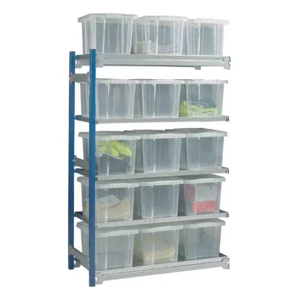 Toprax Shelving Extension Bay with 15 Containers