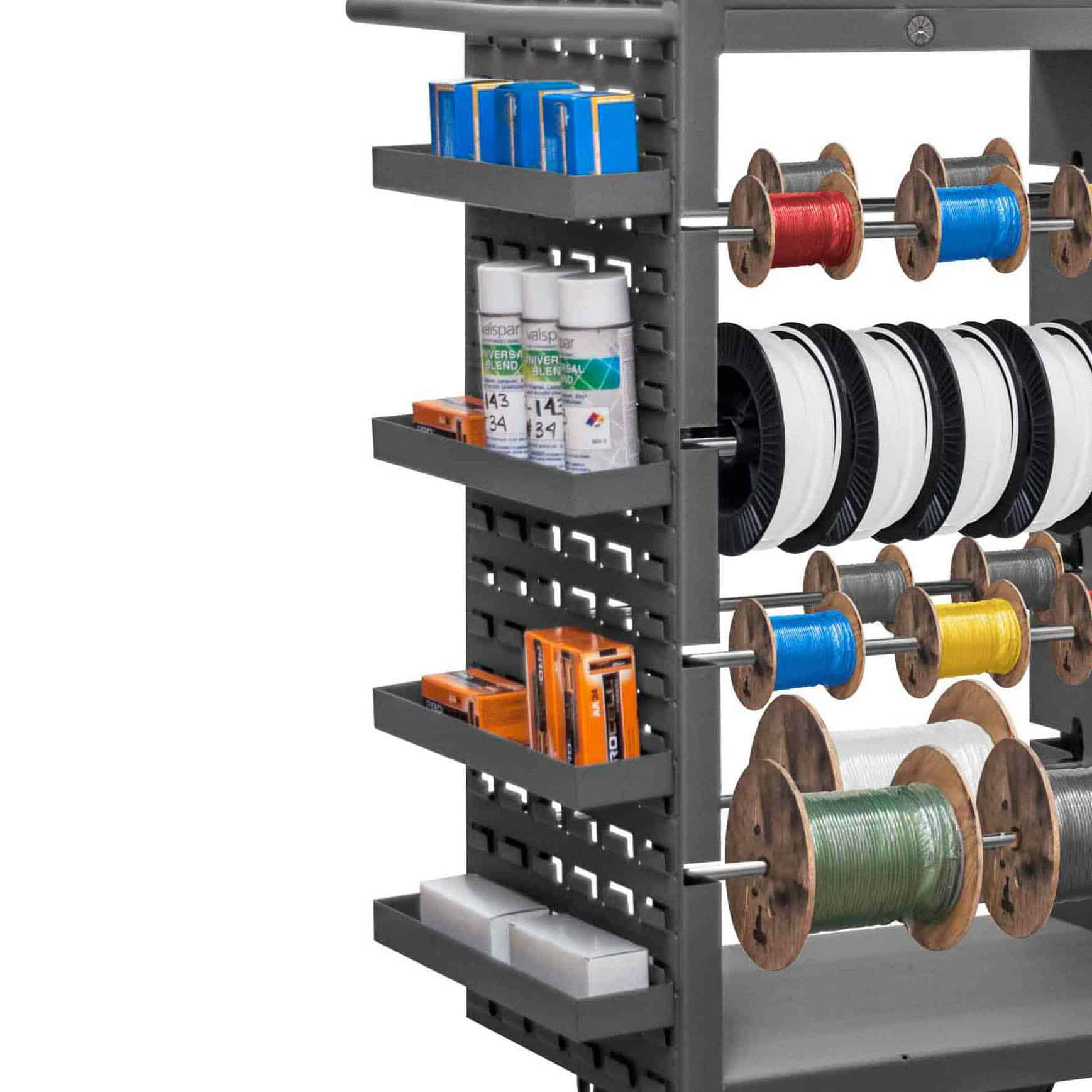 Mobile Cable Wire Spool Rack