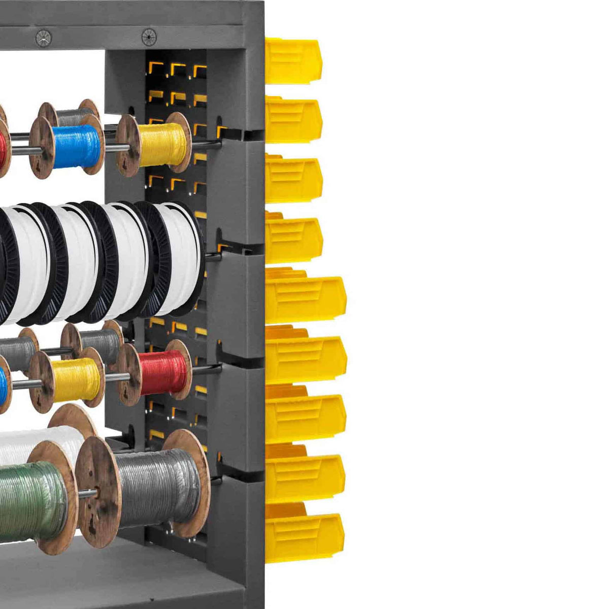 Convyor Link Spool Rack Mobile Cable Wire Spool Rack | Cable Management