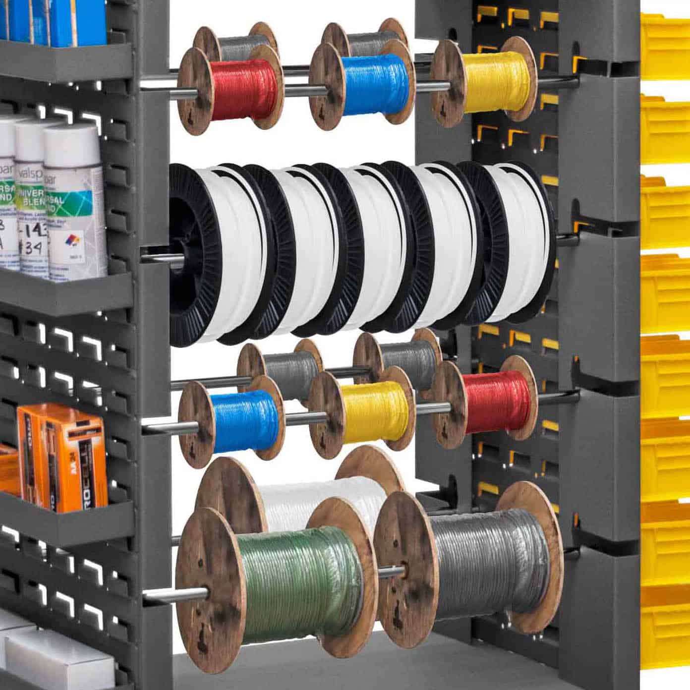 Mobile Cable Wire Spool Rack