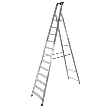 Aluminium Platform Step Ladder 12 Tread