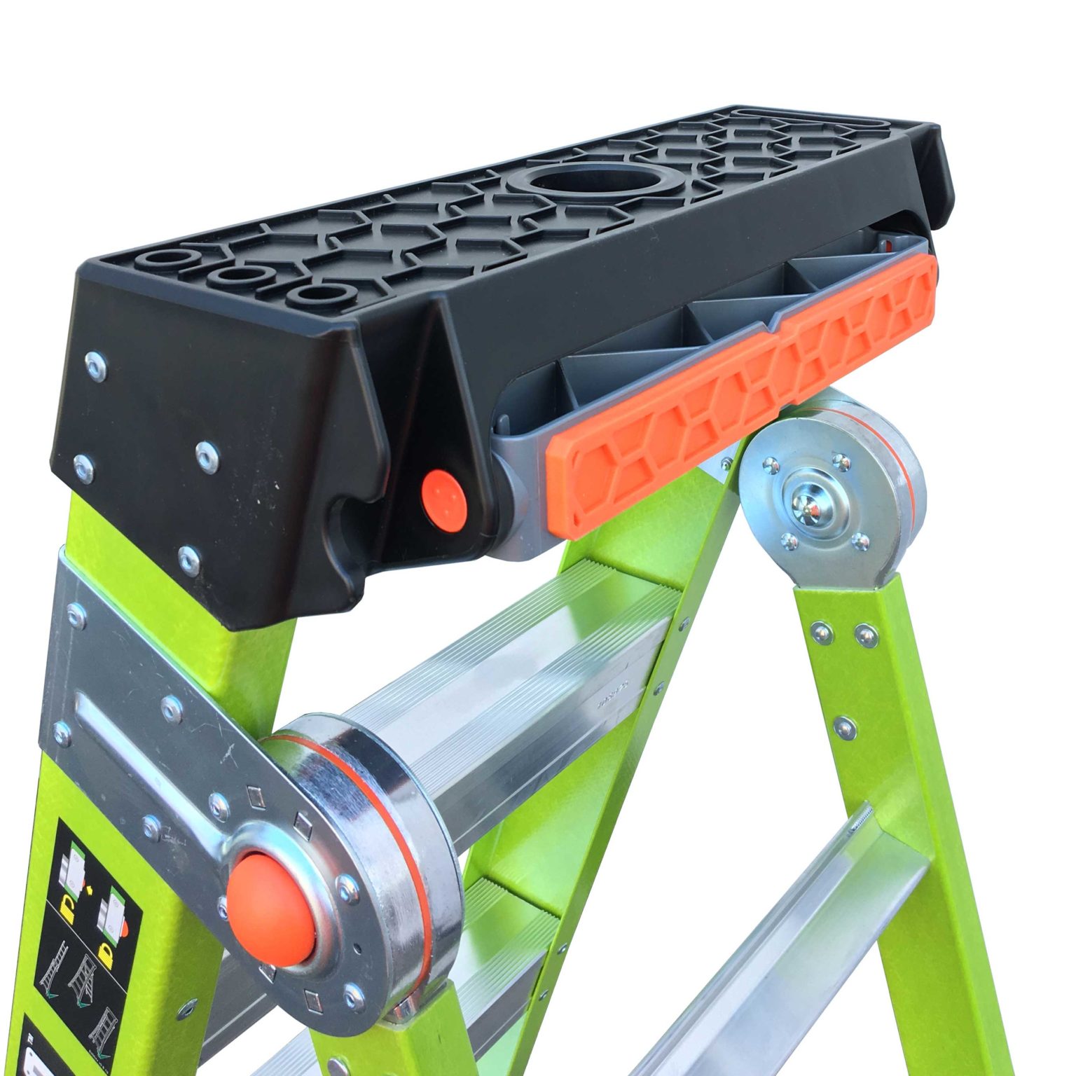 King Kombo Industrial Fibreglass 6 Tread Ladders