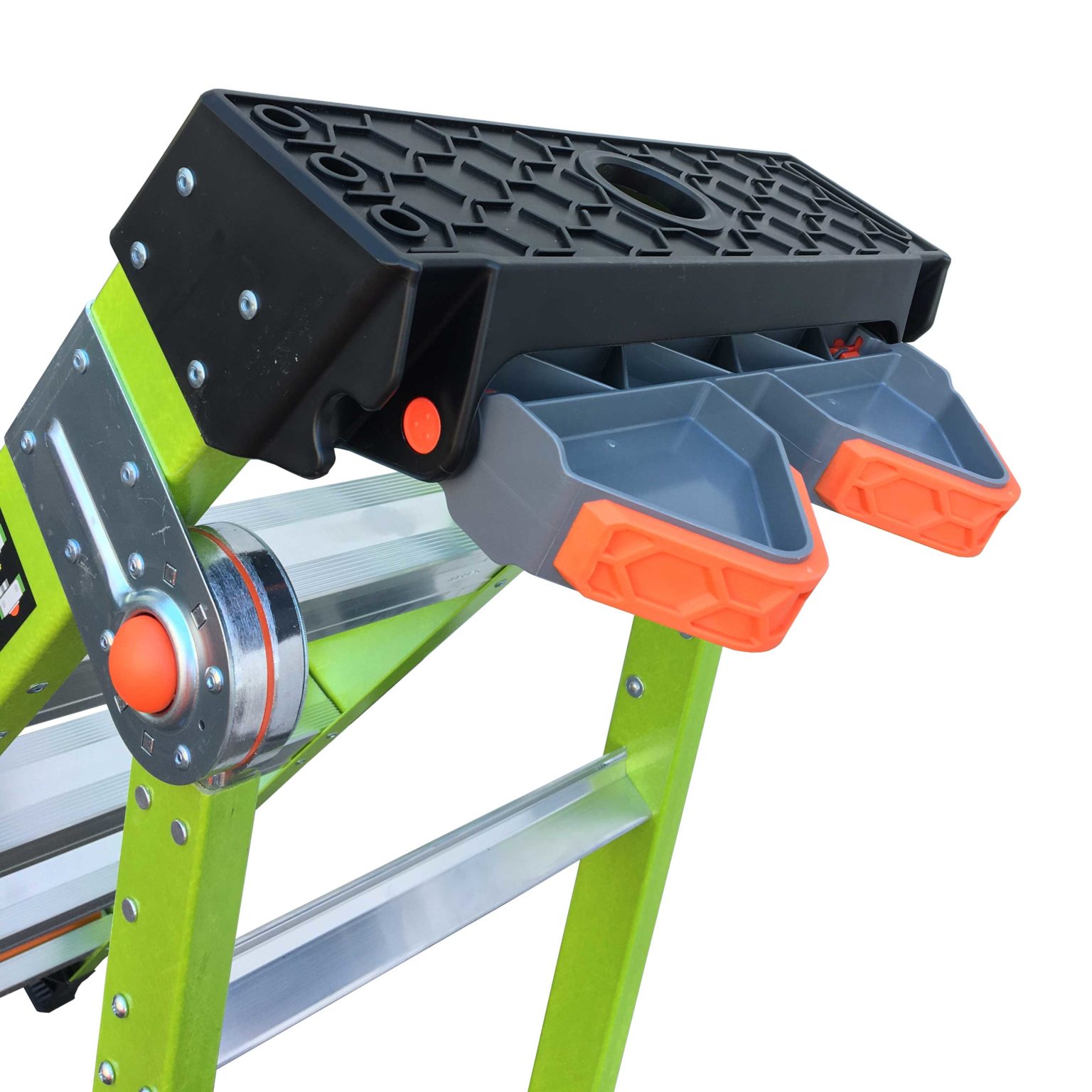 King Kombo Industrial Fibreglass 6 Tread Ladders