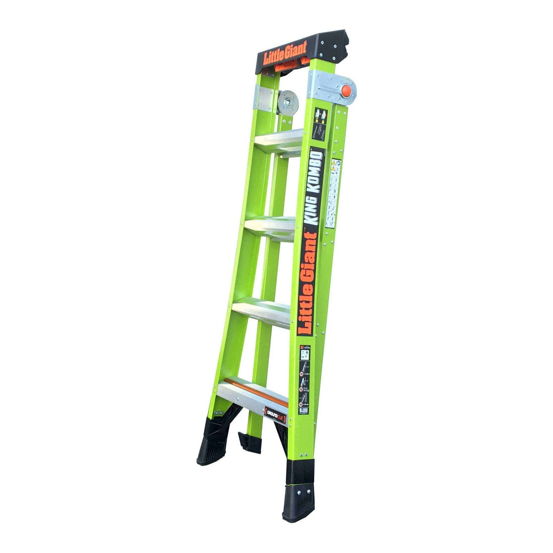 King Kombo Industrial Fibreglass 5 Tread Ladders