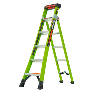 King Kombo Industrial Fibreglass 6 Tread Ladders
