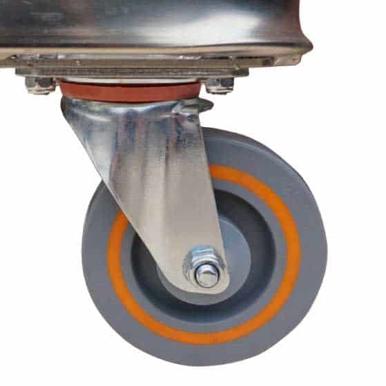 Four Sided Rod Infill Plastic Base Roll Pallet