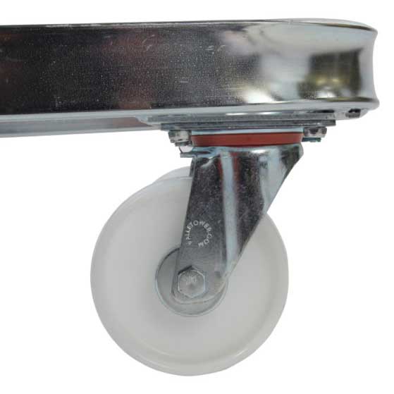 Four Sided Rod Infill Plastic Base Roll Pallet