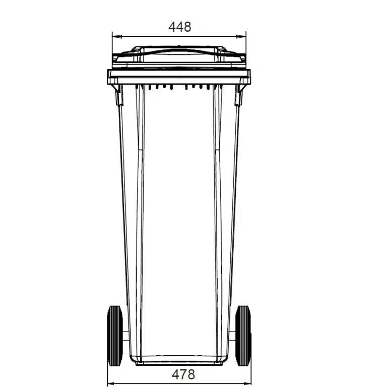 180 Litre Plastic Wheelie Bin