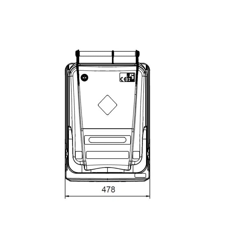 180 Litre Plastic Wheelie Bin