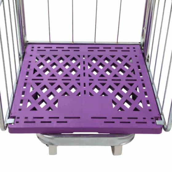 Three Sided Plastic Base Roll Pallet