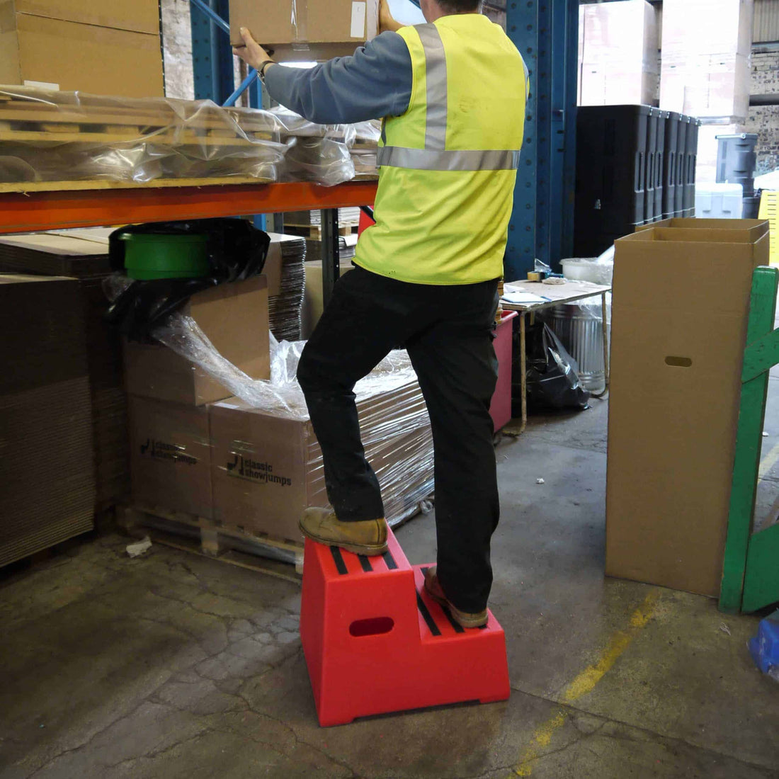 Plastic 2 Step Safety Steps