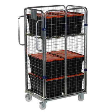 Four Sided Merchandise Picking Trolley
