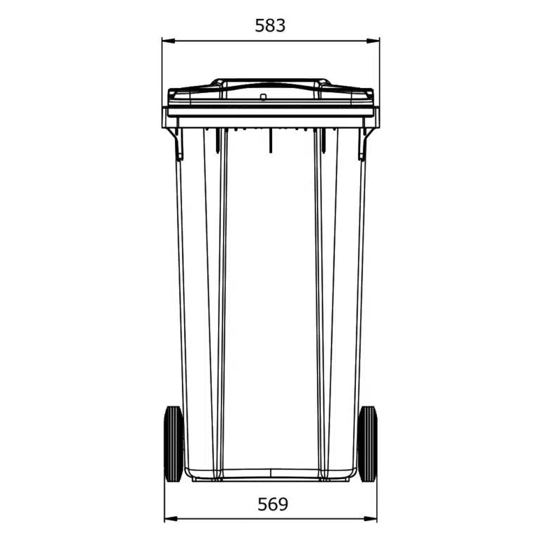240 Litre Plastic Wheelie Bin