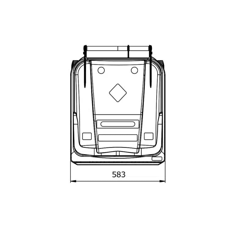 240 Litre Plastic Wheelie Bin