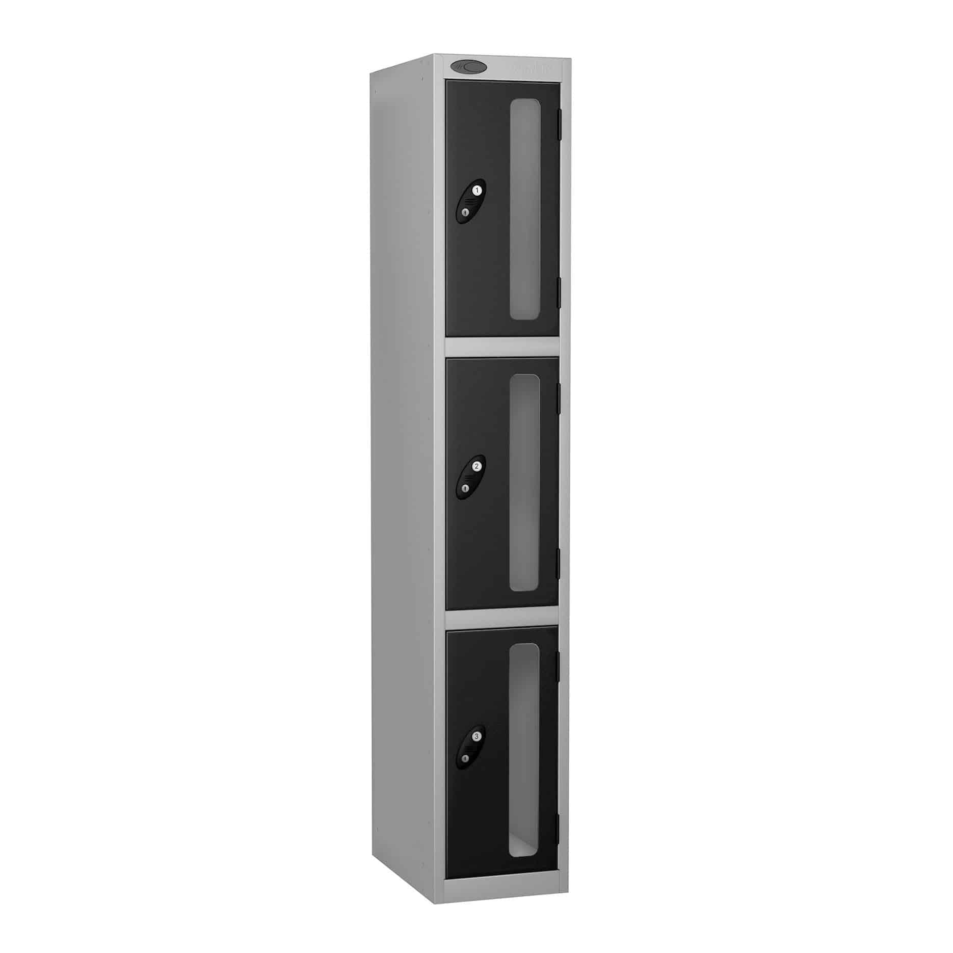 3 Door Vision Panel Lockers