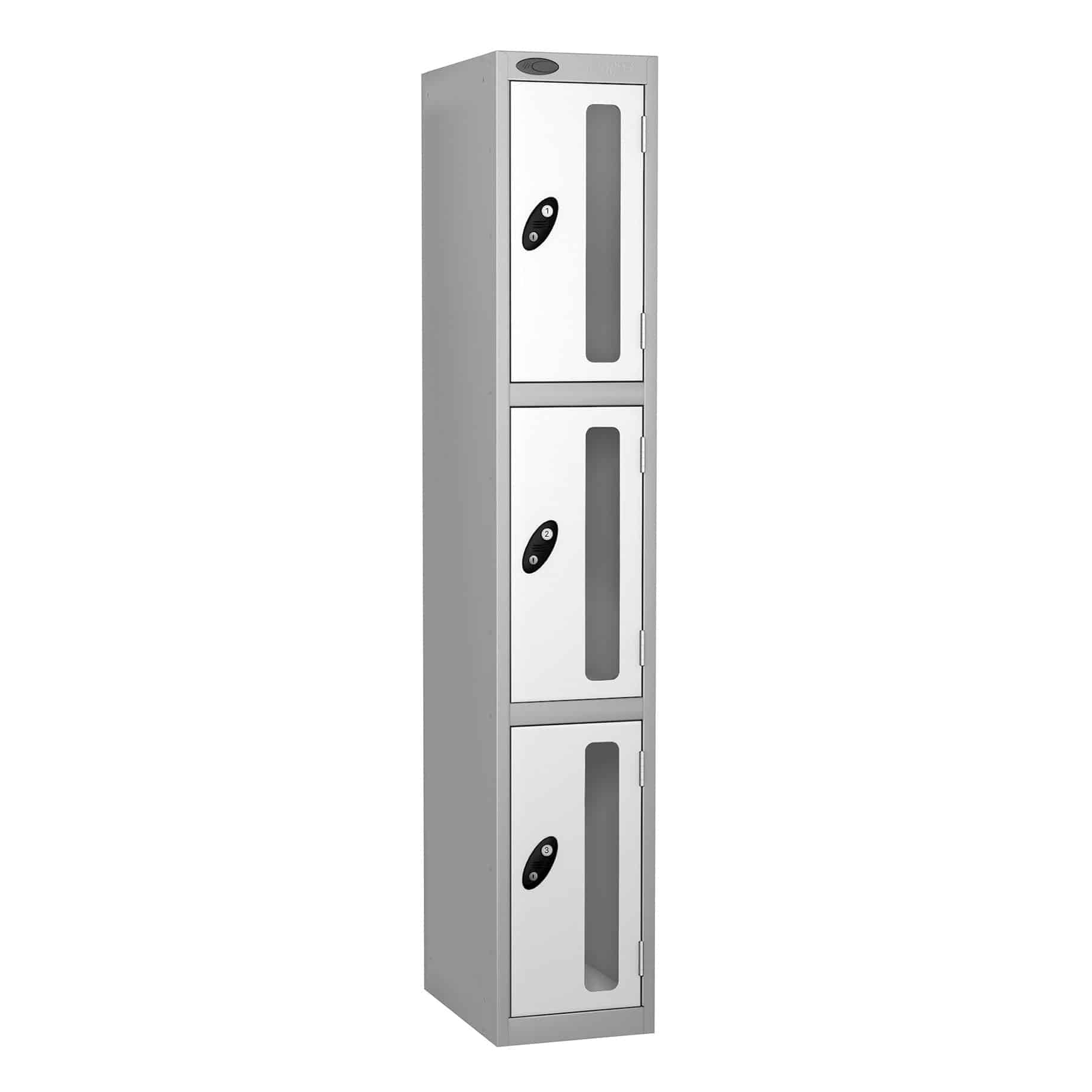 3 Door Vision Panel Lockers