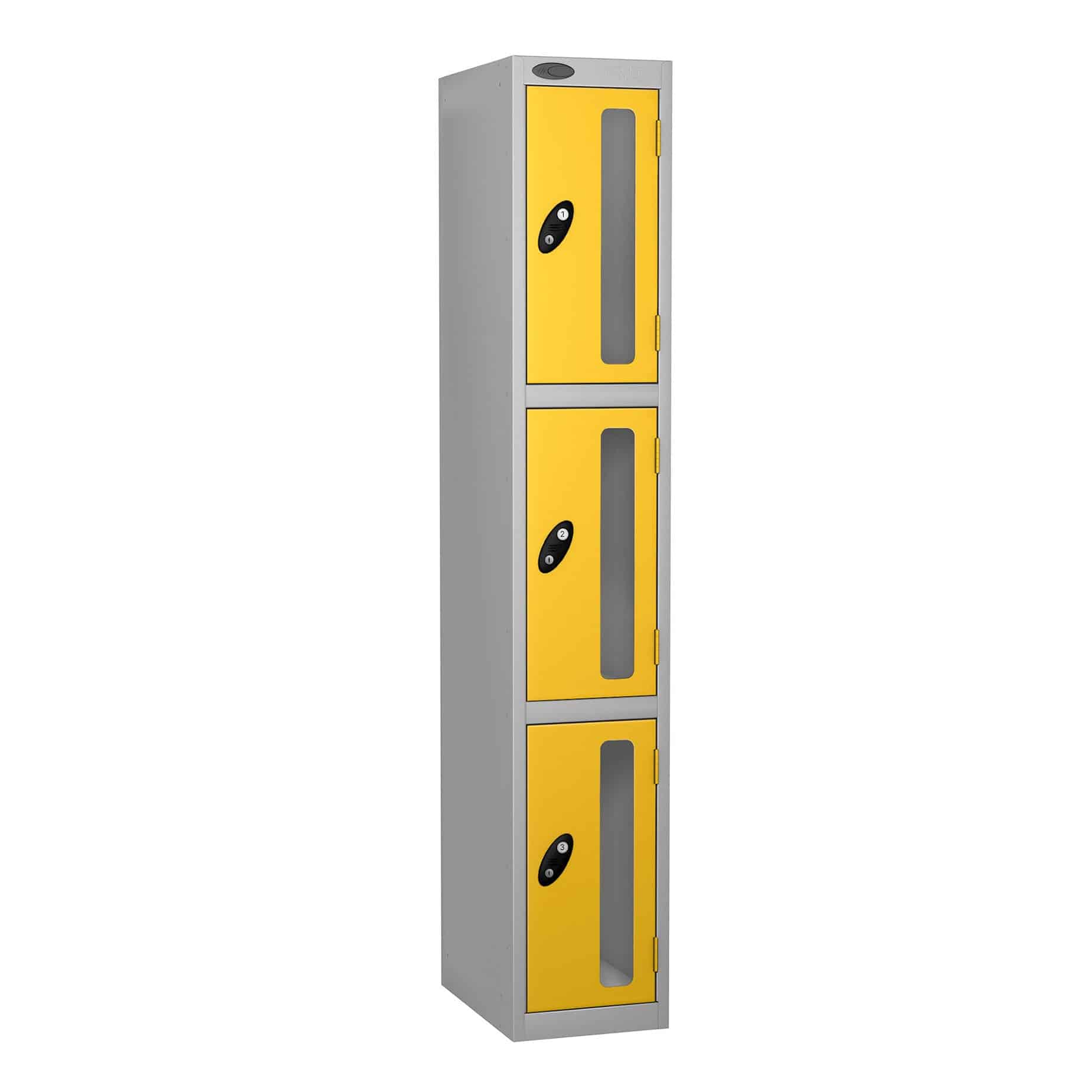 3 Door Vision Panel Lockers