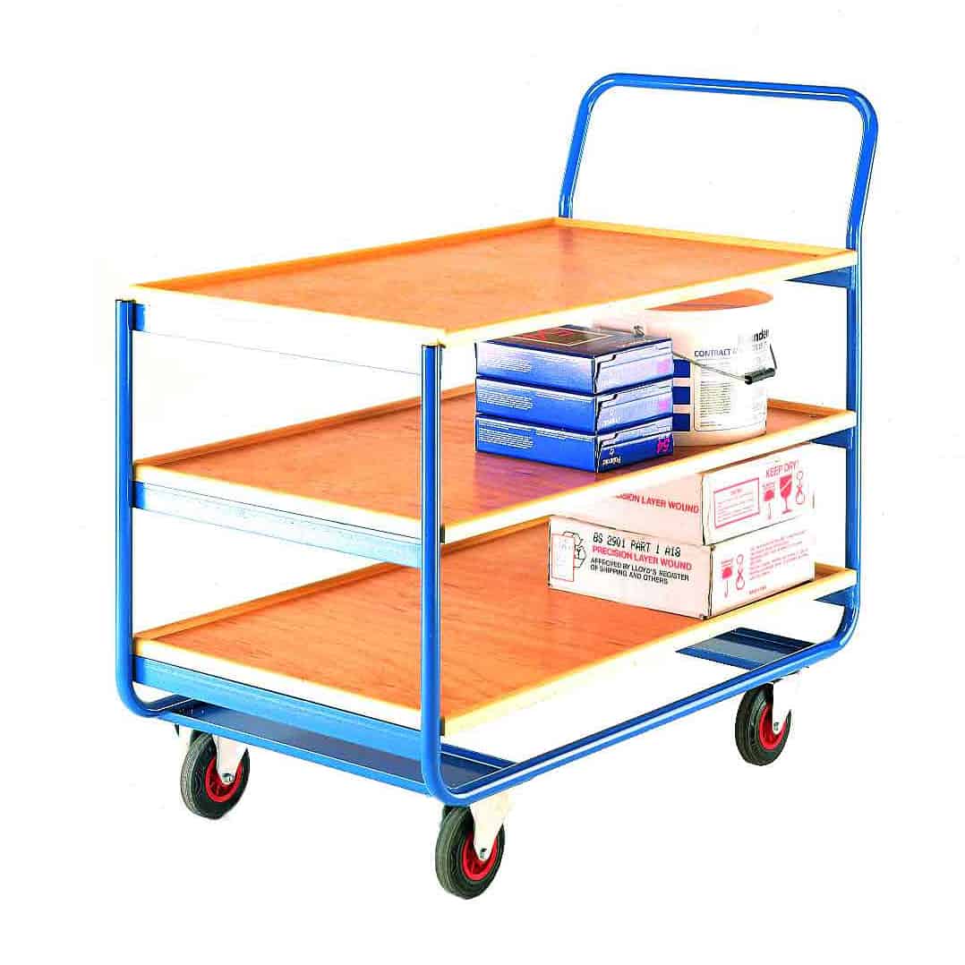 Plywood Shelf Workshop Trolleys