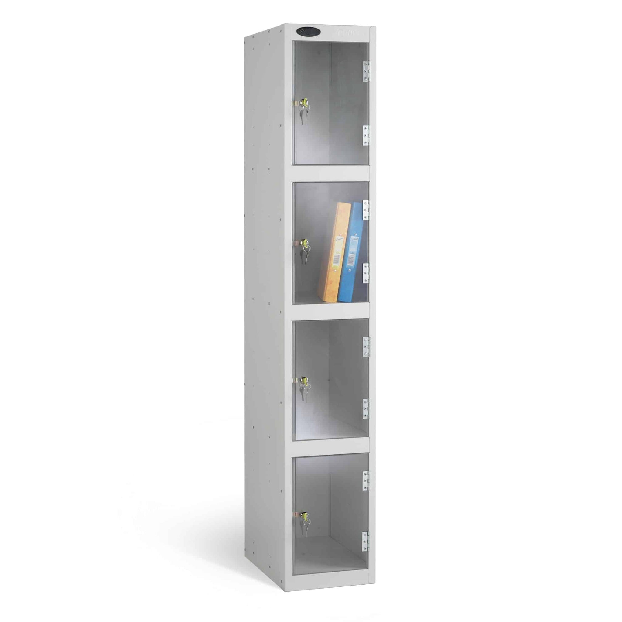 4 Door Clear Panel Lockers
