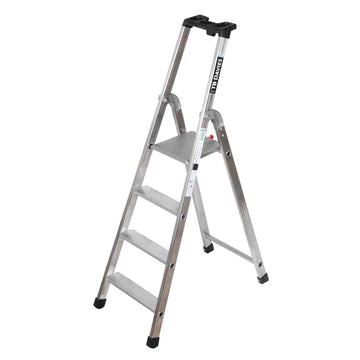 Aluminium Platform Step Ladder 4 Tread