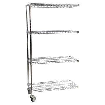 Mobile Chrome Wire 4 Tier Extension Bay 305mm Deep
