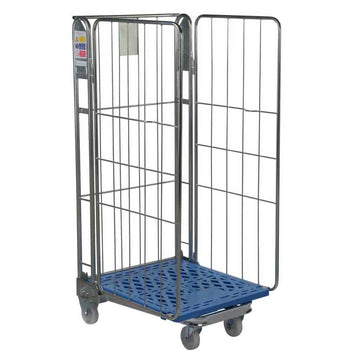 Three Sided Plastic Base Roll Pallet