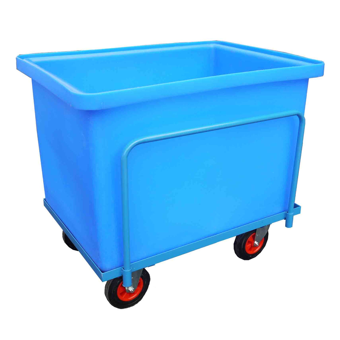 490 Litre Plastic Container Truck with Steel Handle