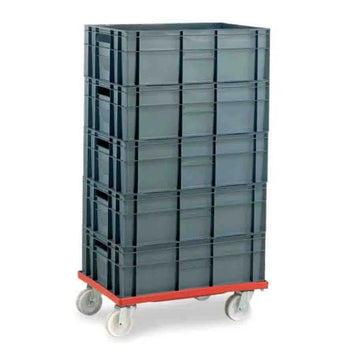 40 Litre Euro Containers with Dolly