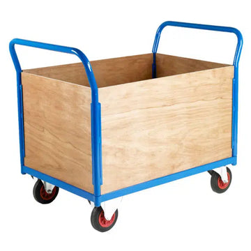 500 4 Sided Timber Platform Trolleys