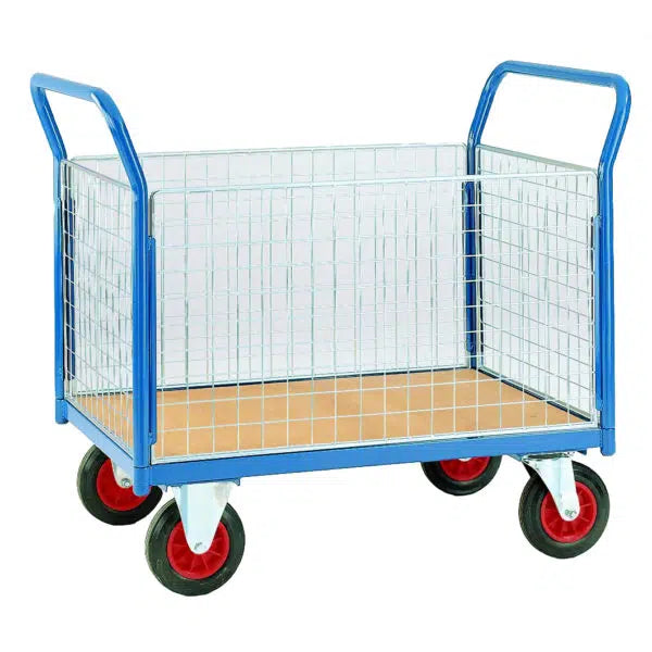 500 Series Platform Truck with Four Mesh Sides