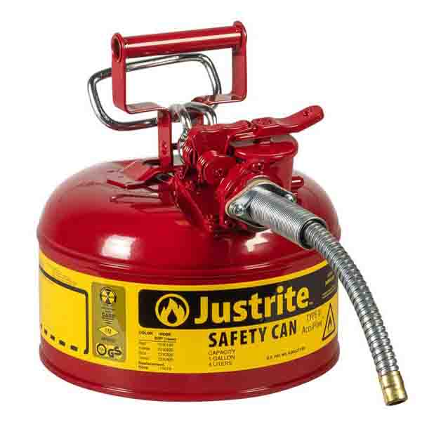Justrite 4 Litre Type 2 AccuFlow Safety Can