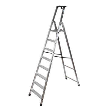 Aluminium Platform Step Ladder 8 Tread