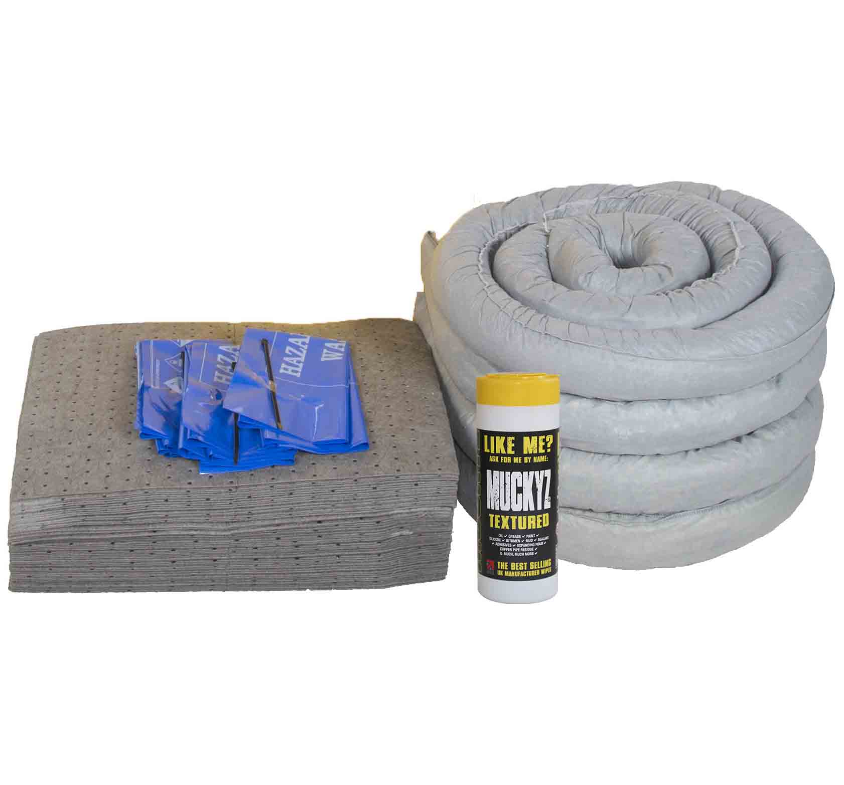 90 Litre General Purpose Yellow Drum Spill Kit