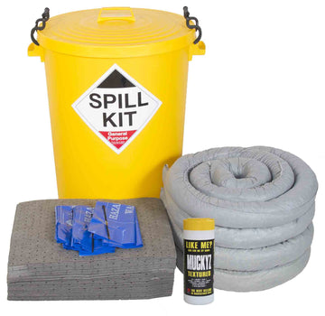 90 Litre General Purpose Yellow Drum Spill Kit