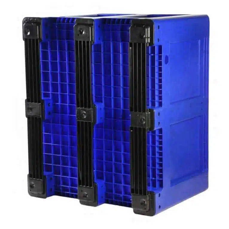 Solid Blue Plastic Pallet Box