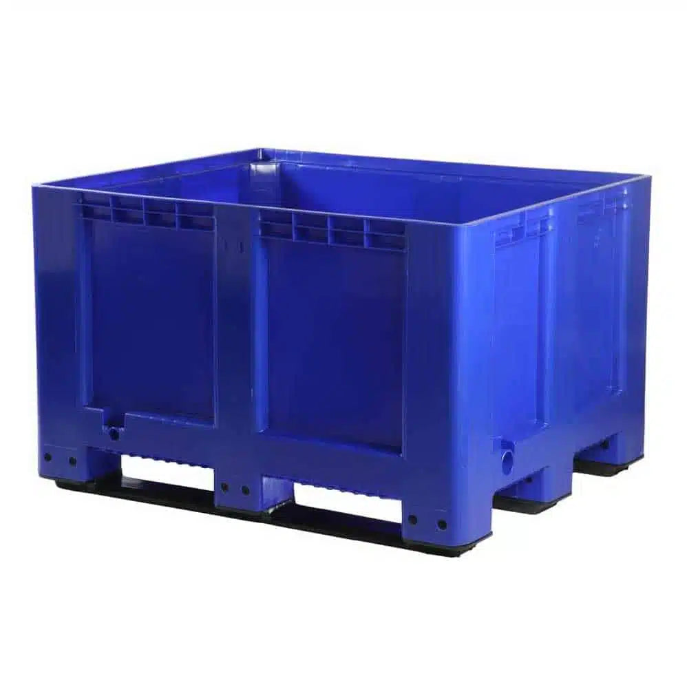 Solid Blue Plastic Pallet Box