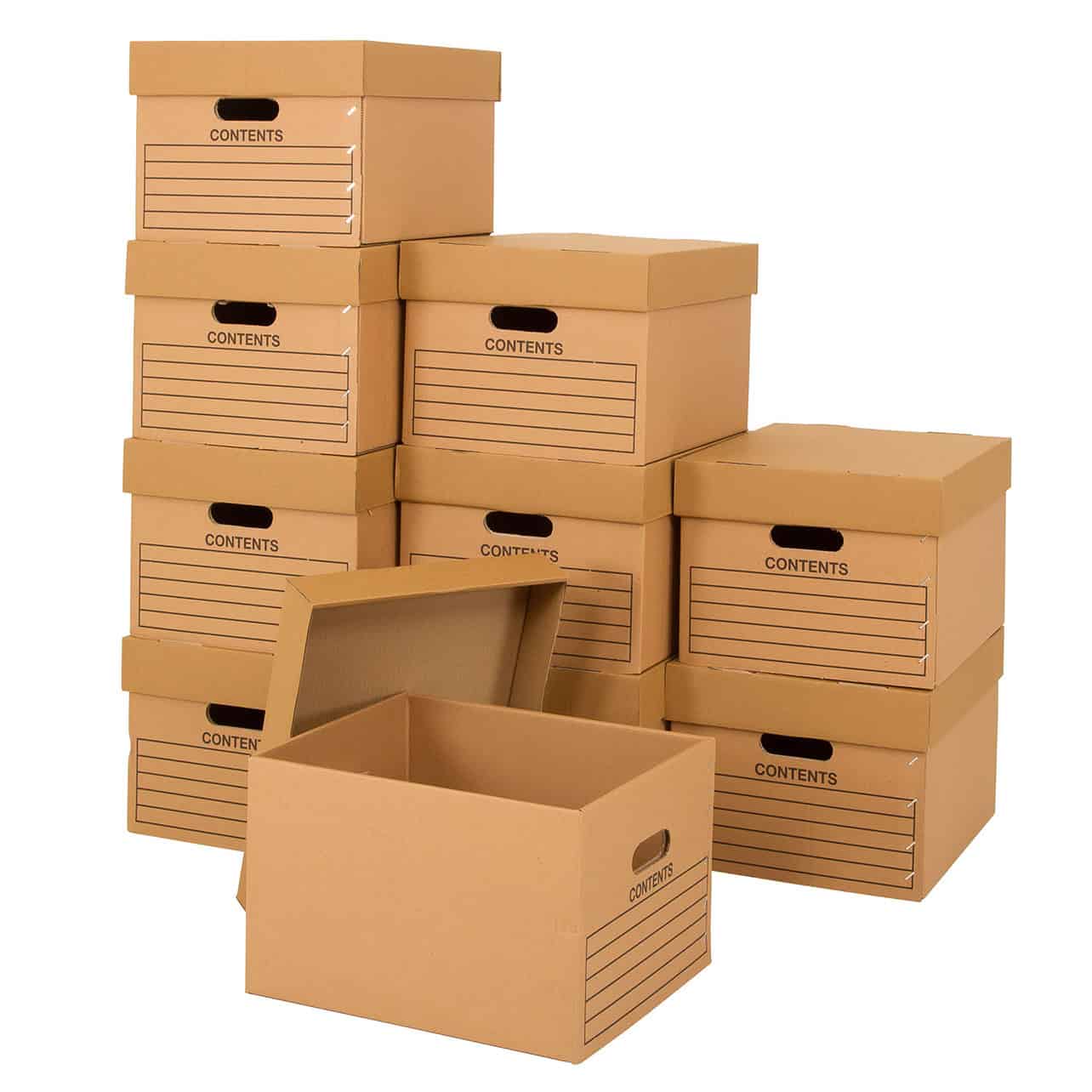 Rivet Racking Archive with 80 Boxes 1830mm Wide