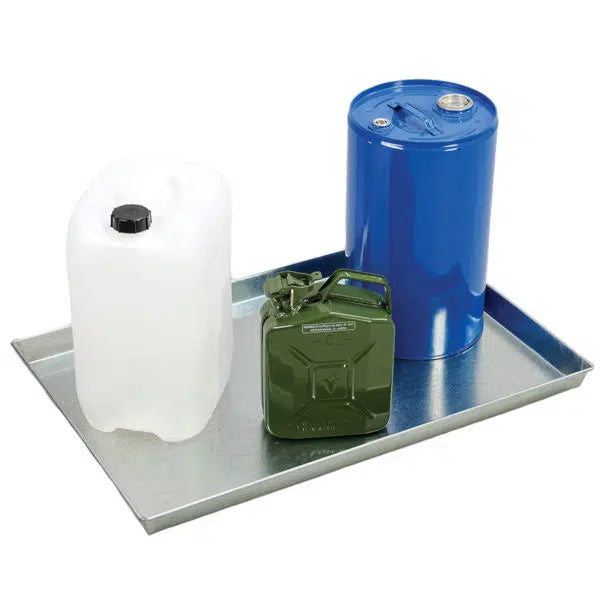 Galvanised Steel Drip Tray 20 Litre | Spill Containment