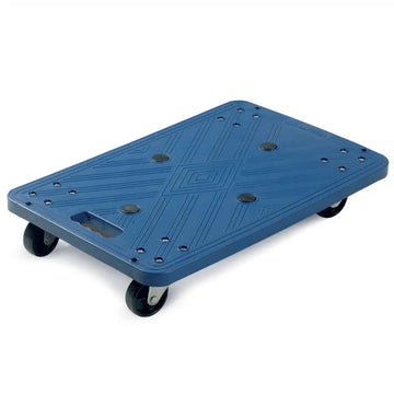 Lightweight Blue Plastic Dolly 100kg Capacity
