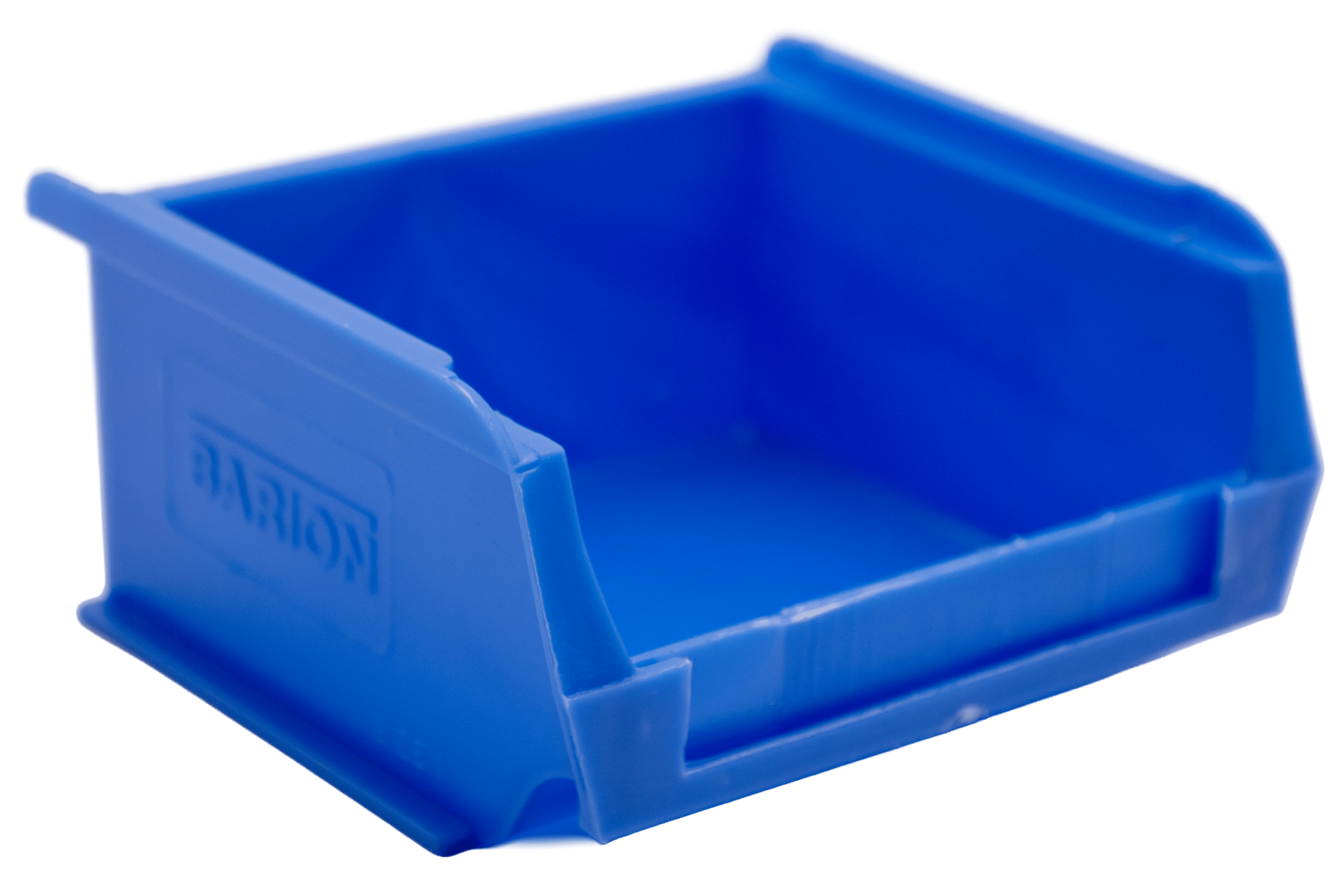 Blue TC1 Barton plastic storage bin for warehouse shelving, small parts storage, and industrial workshop organisation.