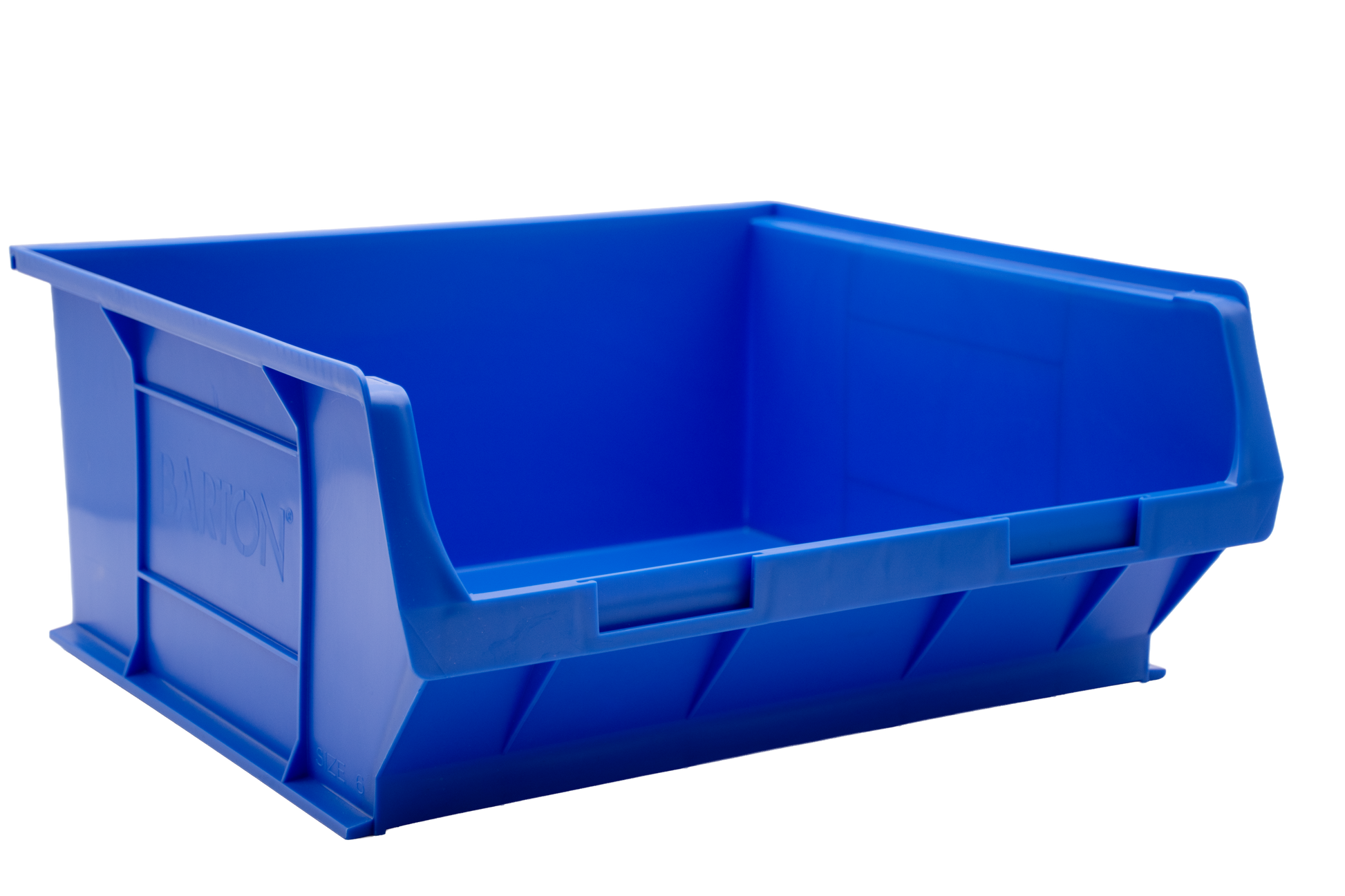 Blue Barton TC6 plastic parts storage bin designed to store fixings, hardware, and components efficiently on shelving systems and storage racks.
