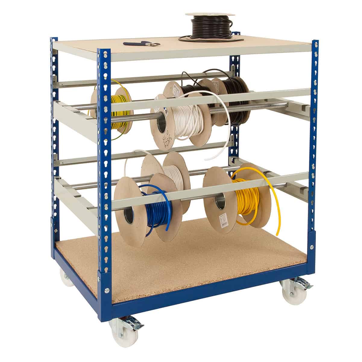 Mobile Cable Reel Storage Rack