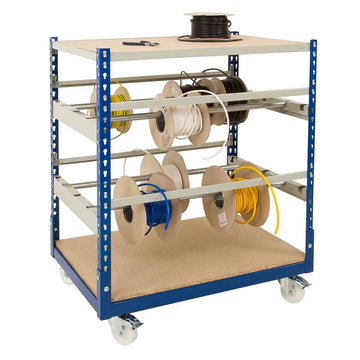 Mobile Cable Reel Storage Rack