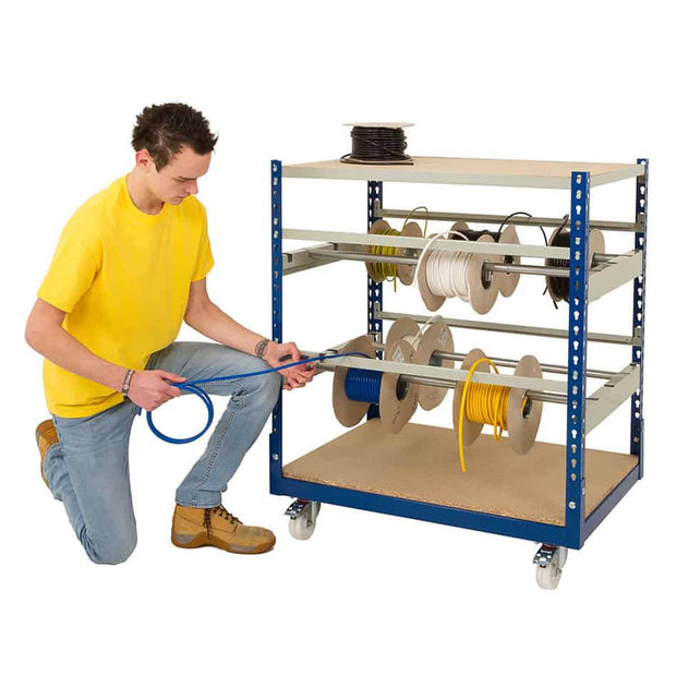 Mobile Cable Reel Storage Rack